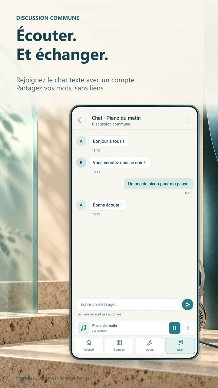 Un espace pour discuter